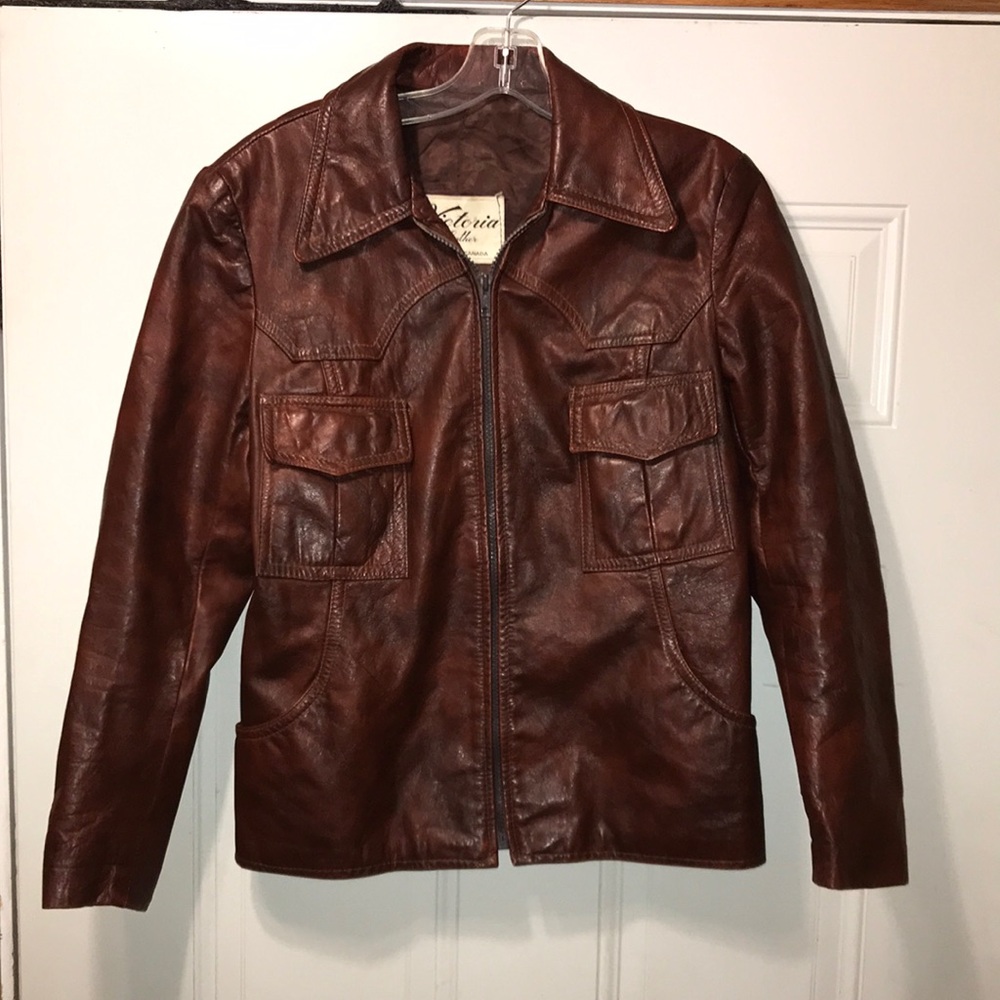 Vintage Victoria Leather‎ Jacket M